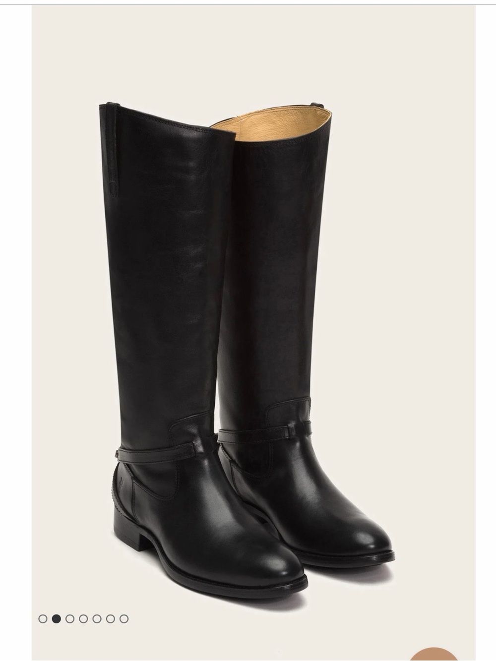 Frye Lindsay Tall Riding Boots Style 76976 Black Leather Women’s 9.5 B